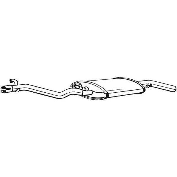 Silencieux Arrière Bosal 282-305