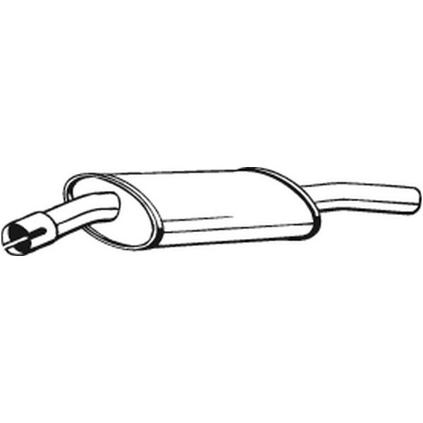 Silencieux Central Bosal 135-677