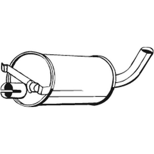 Silencieux Central Bosal 235-909