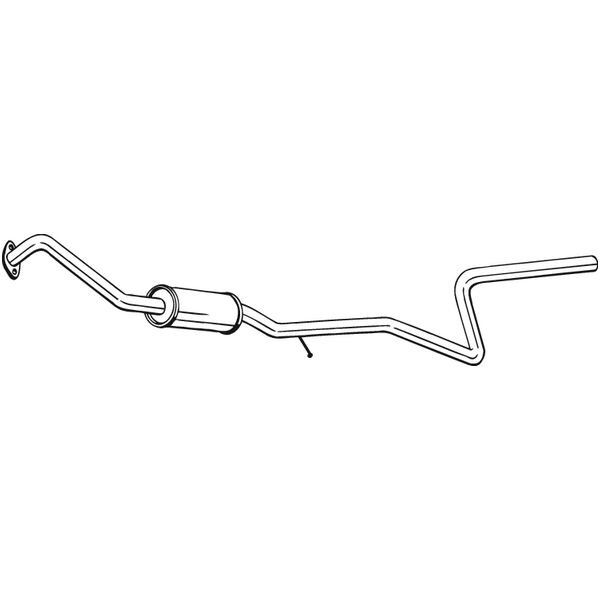 Silencieux Central Bosal 289-473