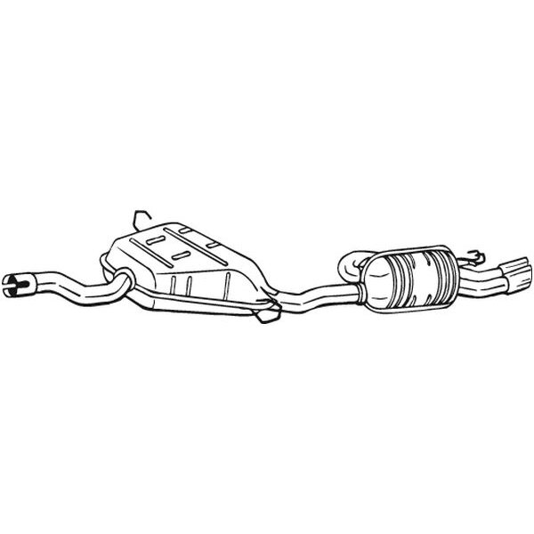 Silencieux Arrière Bosal 279-351
