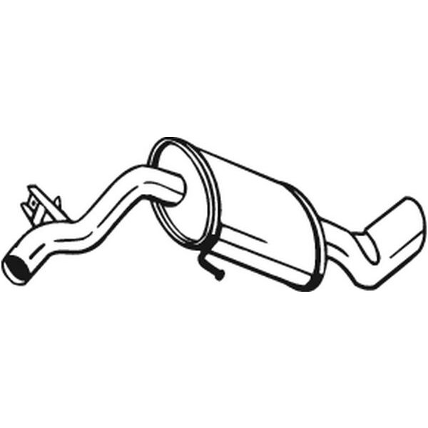 Silencieux Arrière Bosal 247-037