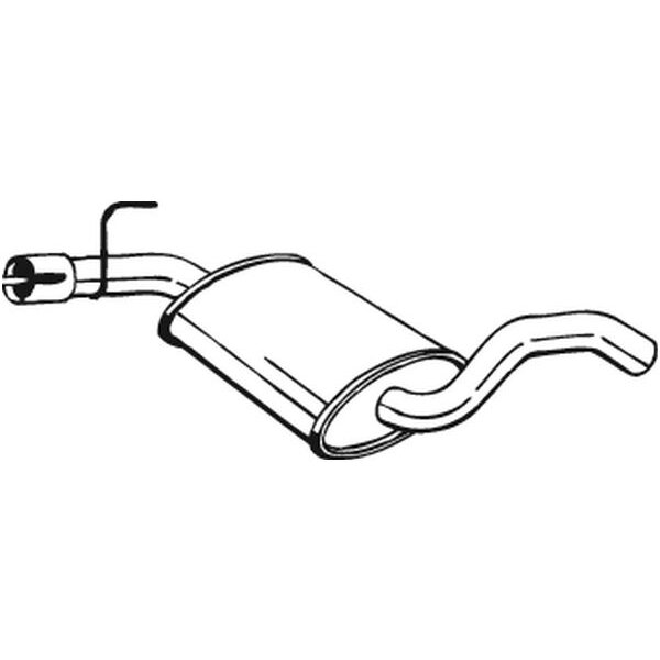 Silencieux Central Bosal 233-693
