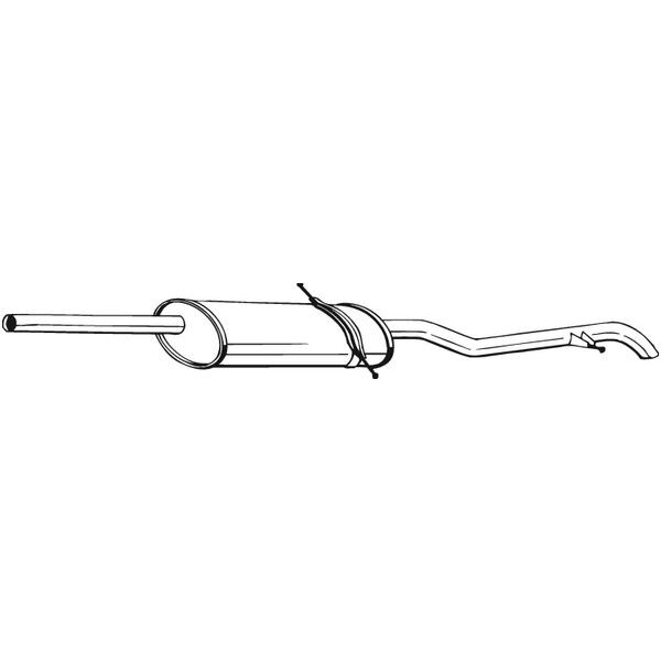 Silencieux Arrière Bosal 282061
