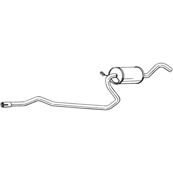Silencieux Central Bosal 285-799