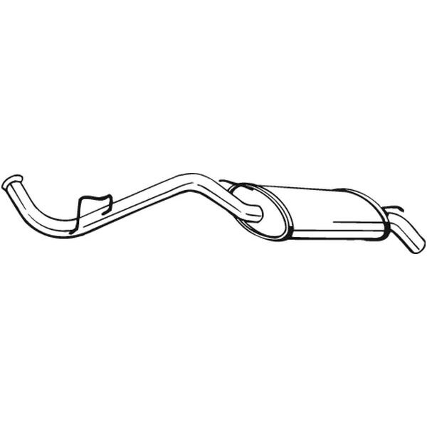 Silencieux Arrière Bosal 278-413