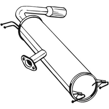 Silencieux Arrière Bosal 228-467