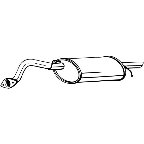 Silencieux Arrière Bosal 141-195