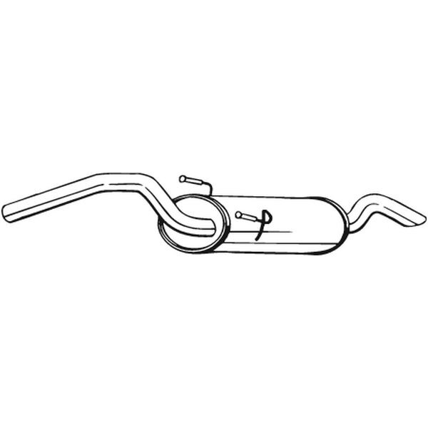 Silencieux Arrière Bosal 148-265
