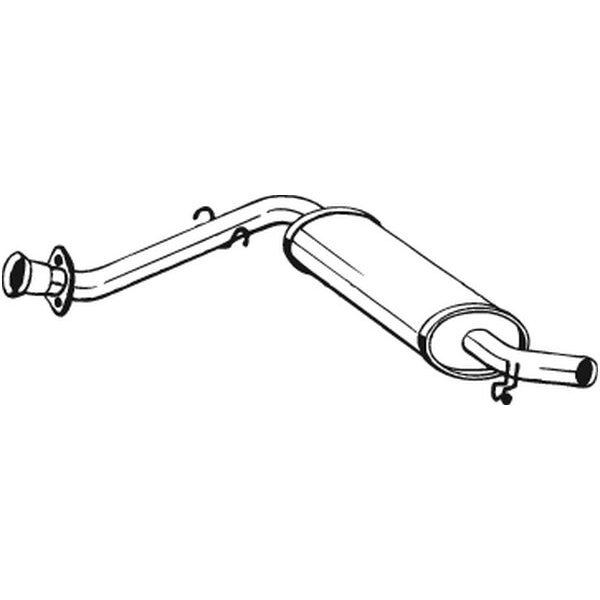 Silencieux Central Bosal 200-011