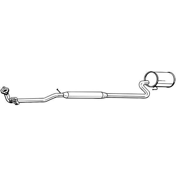 Silencieux Avant Bosal 292-023