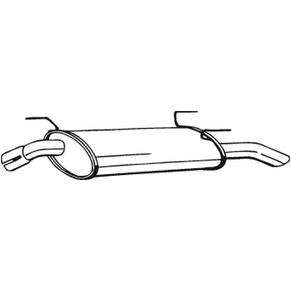 Silencieux Arrière Bosal 185-321