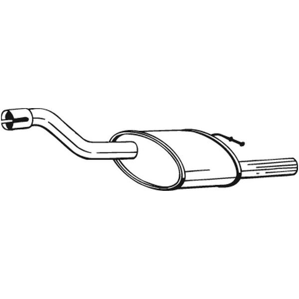 Silencieux Arrière Bosal 154-373