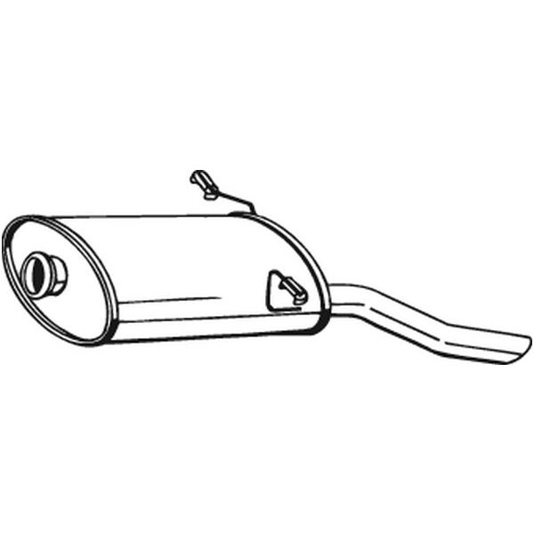Silencieux Arrière Bosal 190-041