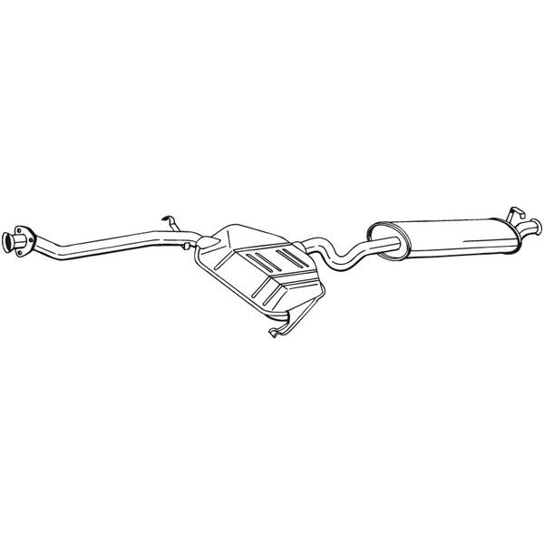 Silencieux Arrière Bosal 286-017