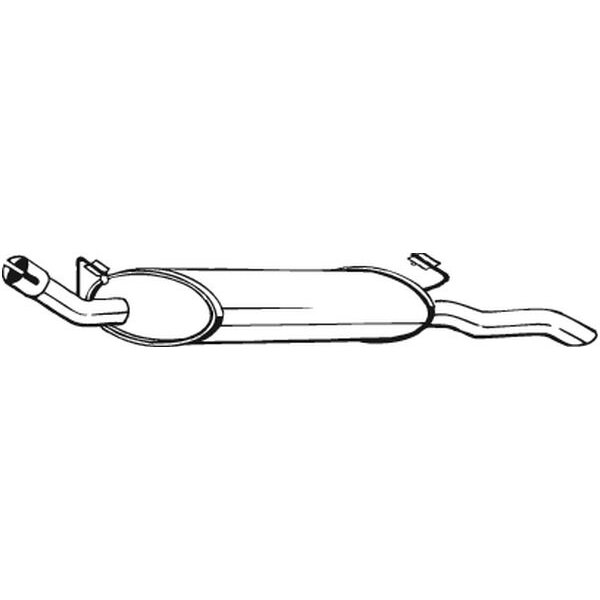 Silencieux Arrière Bosal 185-137