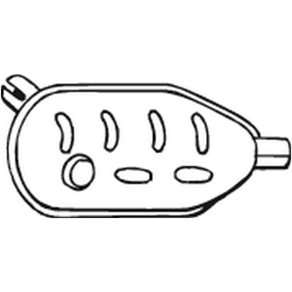 Silencieux Avant Bosal 200-627