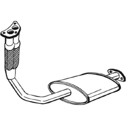 Silencieux Avant Bosal 154-019