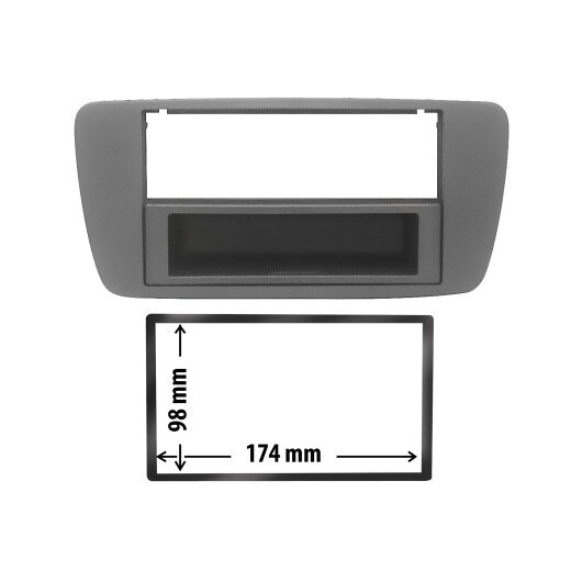 Entretoise 2 Din Phonocar Pour Autoradio