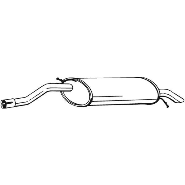Silencieux Arrière Bosal 279-949