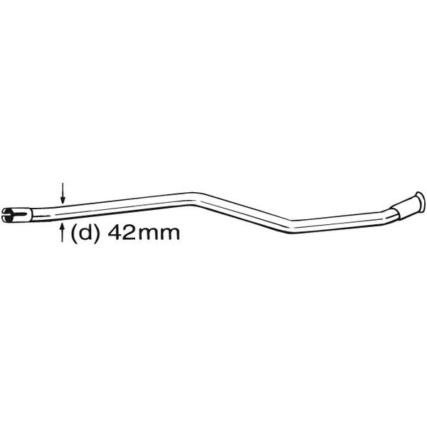 Tube D'échappement Bosal 889-533