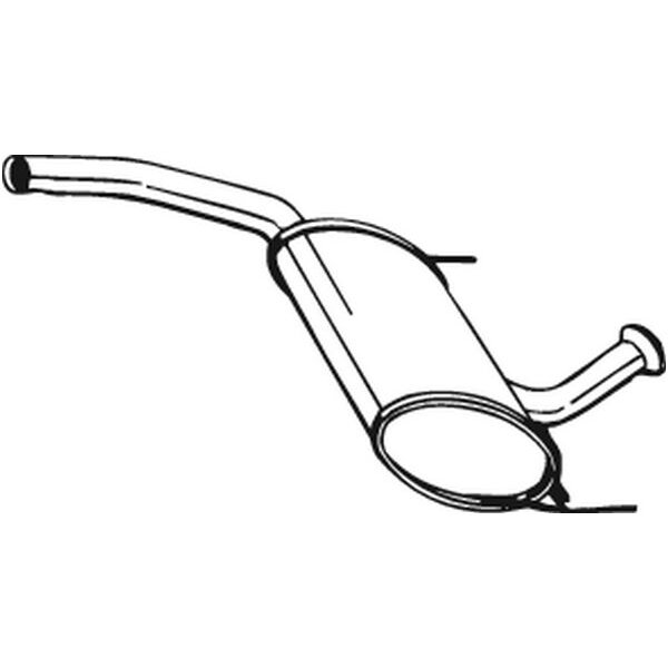 Silencieux Central Bosal 200-221