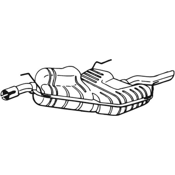 Silencieux Arrière Bosal 215-219