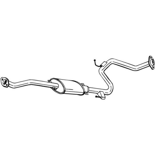 Silencieux Central Bosal 283-861