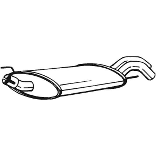 Silencieux Arrière Bosal 233-715