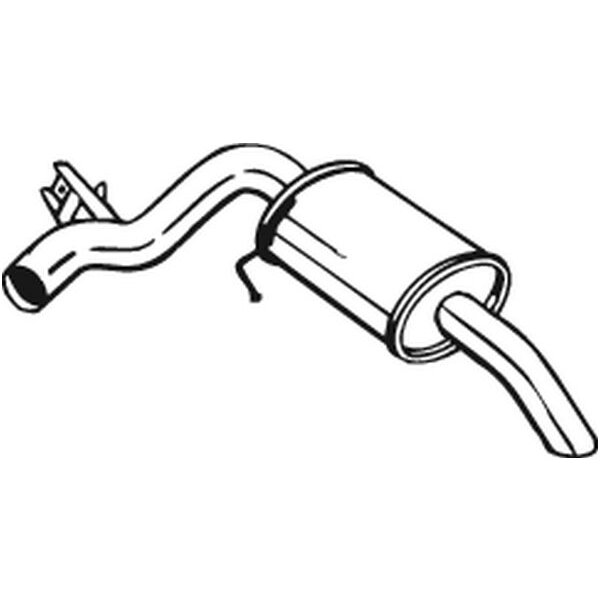 Silencieux Arrière Bosal 247-013