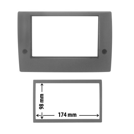Entretoise 2 Din Phonocar Pour Autoradio