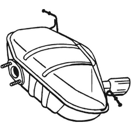 Silencieux Arrière Bosal 247-413