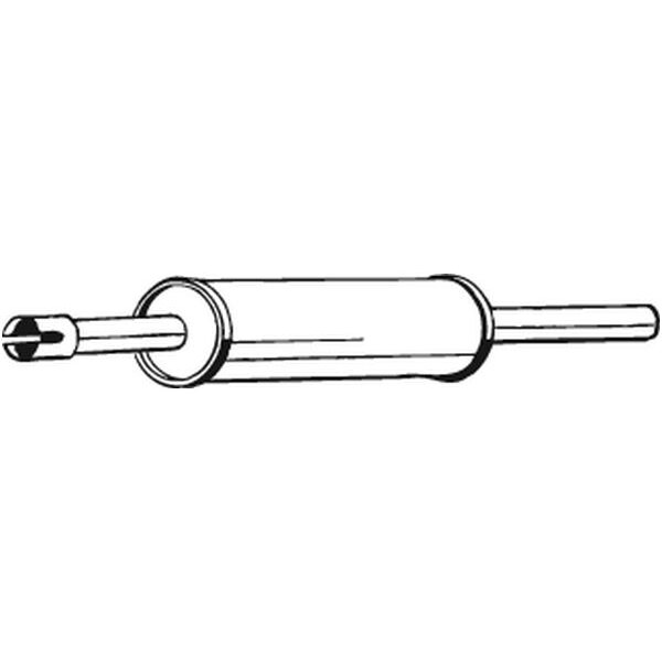 Silencieux Central Bosal 233-303