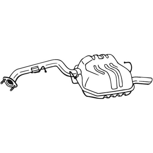 Silencieux Arrière Bosal 171-025
