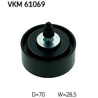 Galet Enrouleur Courroie Accessoire SKF VKM 65019 - Poulie Renvoi Compatible Hyundai Kia