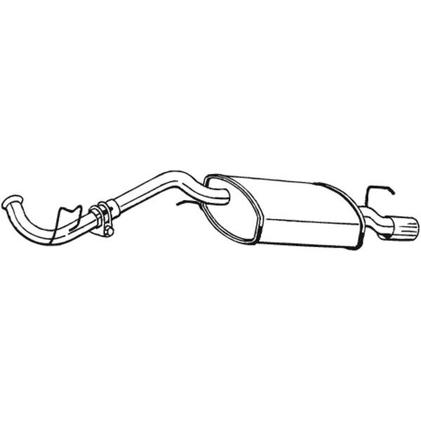 Silencieux Arrière Bosal 282-511