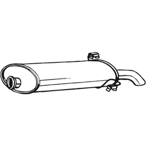 Silencieux Arrière Bosal 190-939
