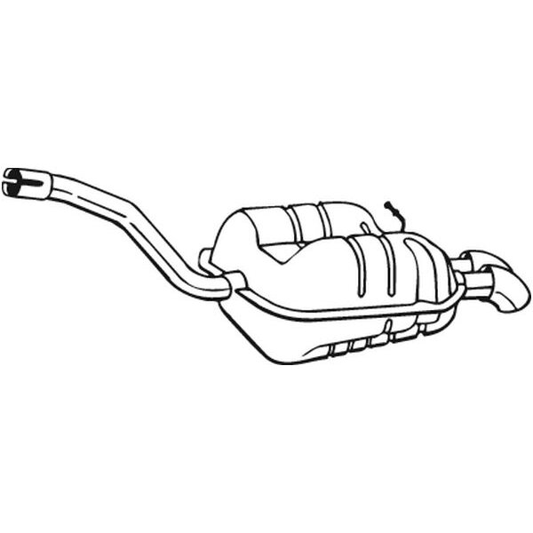 Silencieux Arrière Bosal 233-547