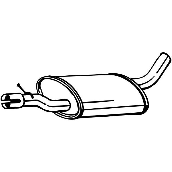 Silencieux Central Bosal 233-545