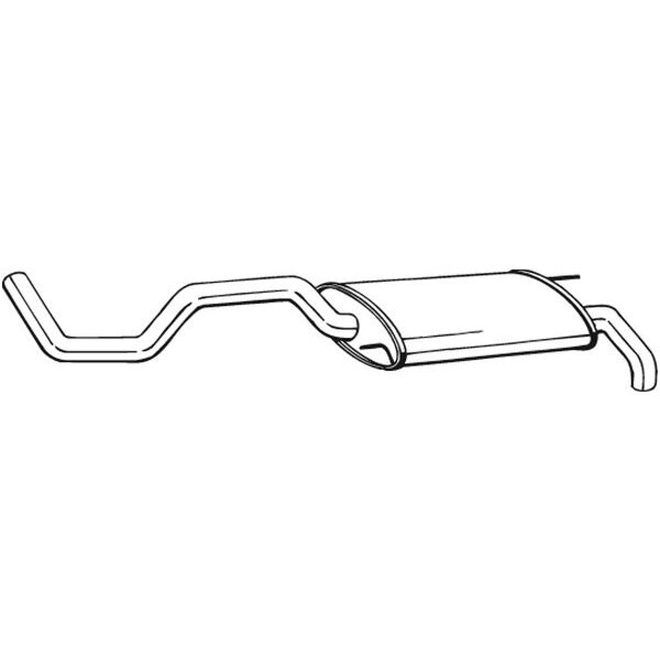 Silencieux Arrière Bosal 279-117