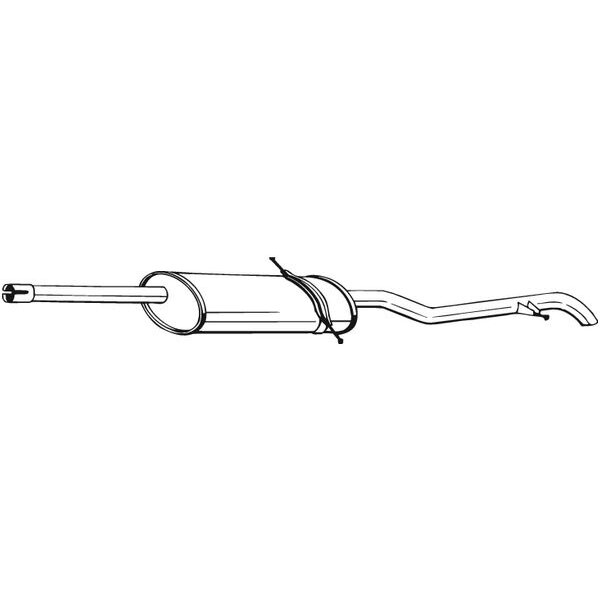 Silencieux Arrière Bosal 286-555
