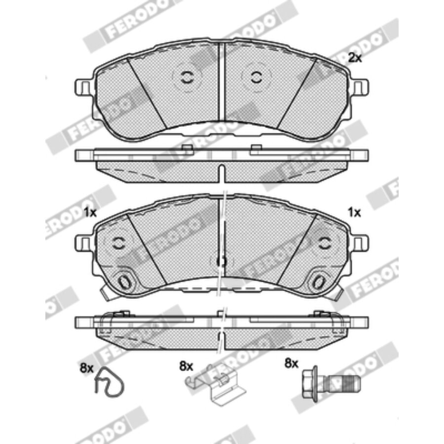 Plaquettes De Frein Sport DS Performance Ferodo Pour Golf