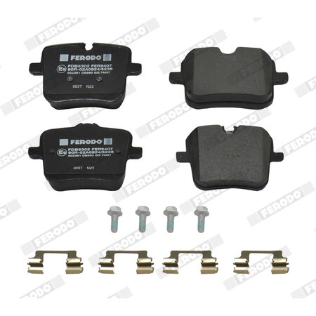 4 Plaquettes De Frein Ferodo Fdb5302