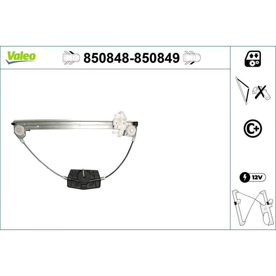 Mécanisme De Lève-vitre Valeo 850849