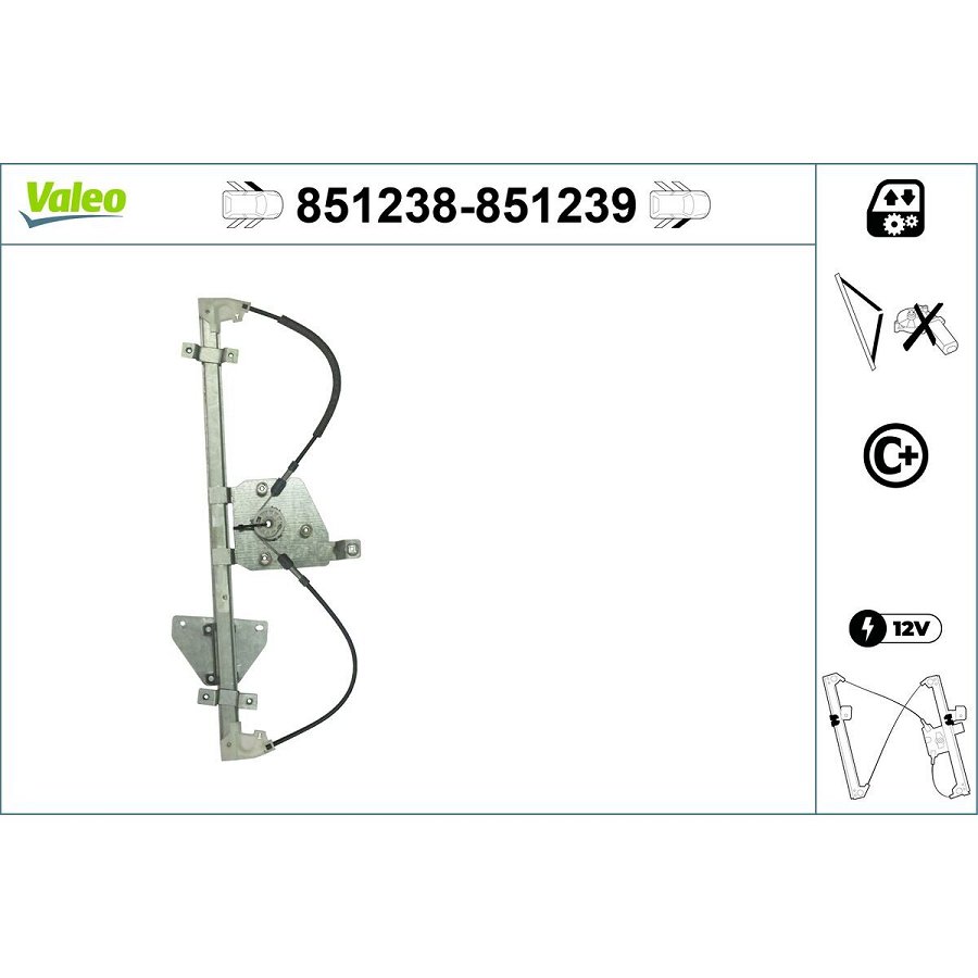 Lève-vitre Av D Valeo 851239