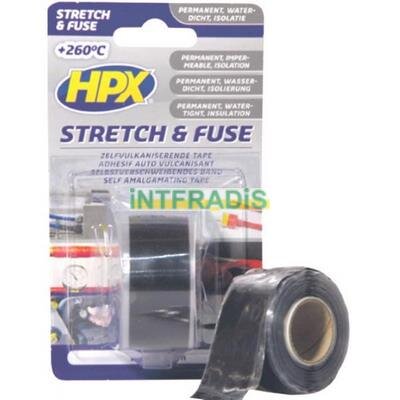 Ruban De Vulcanisation Extensible Et Fusible Hpx Sz2503 Noir 25 Mm X 3 M