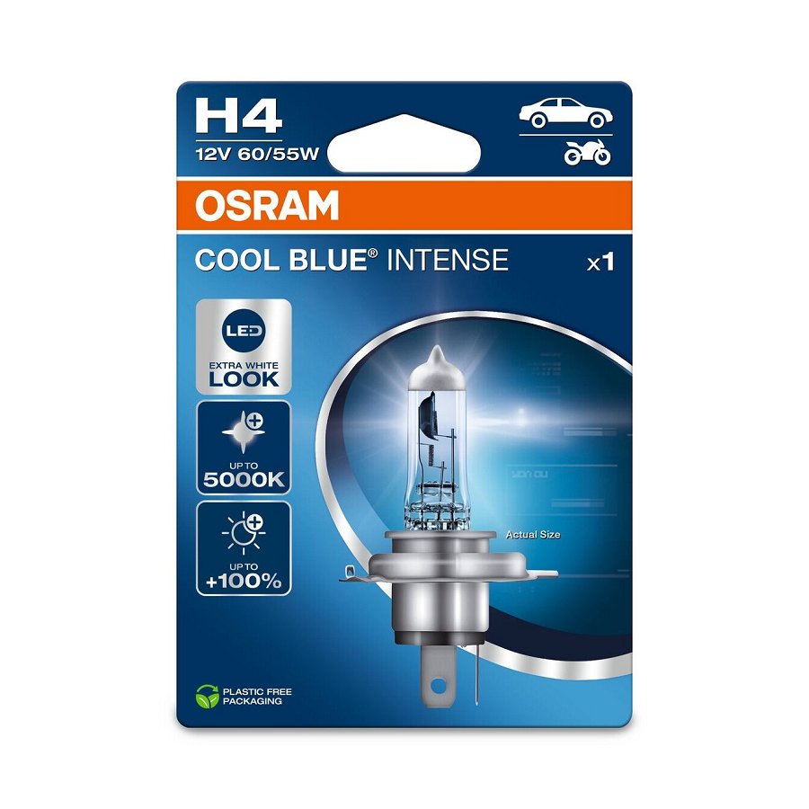 1 Ampoule H4 Osram Cool Blue Intense