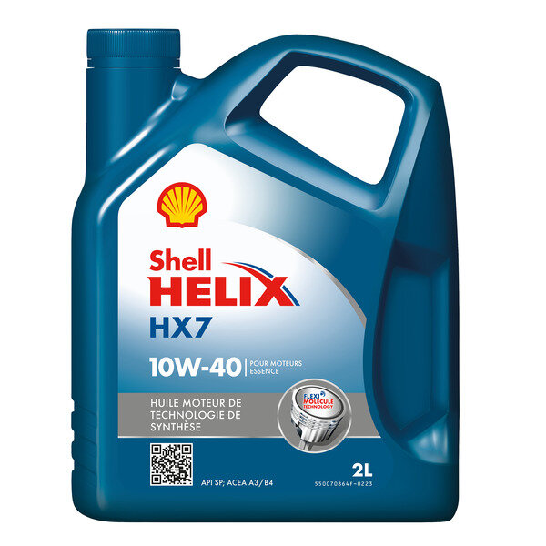 Huile Moteur Shell Helix Hx7 10w40 Essence 2 L