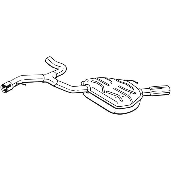 Silencieux Arrière Bosal 235-929