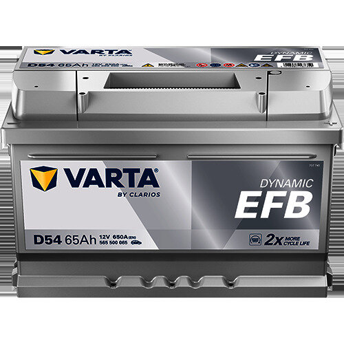 Batterie Start&Stop Varta D54 Blue Dynamic Efb 65 Ah-650 A